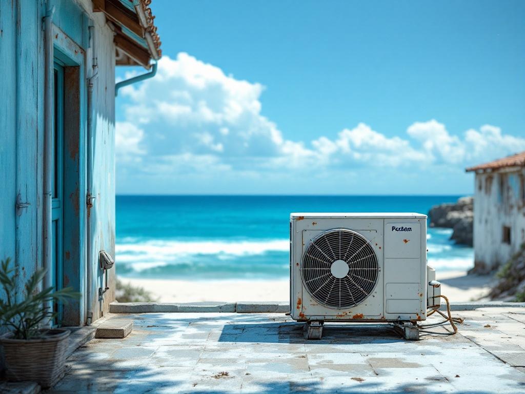 Impacto de la sal en el aire acondicionado costero